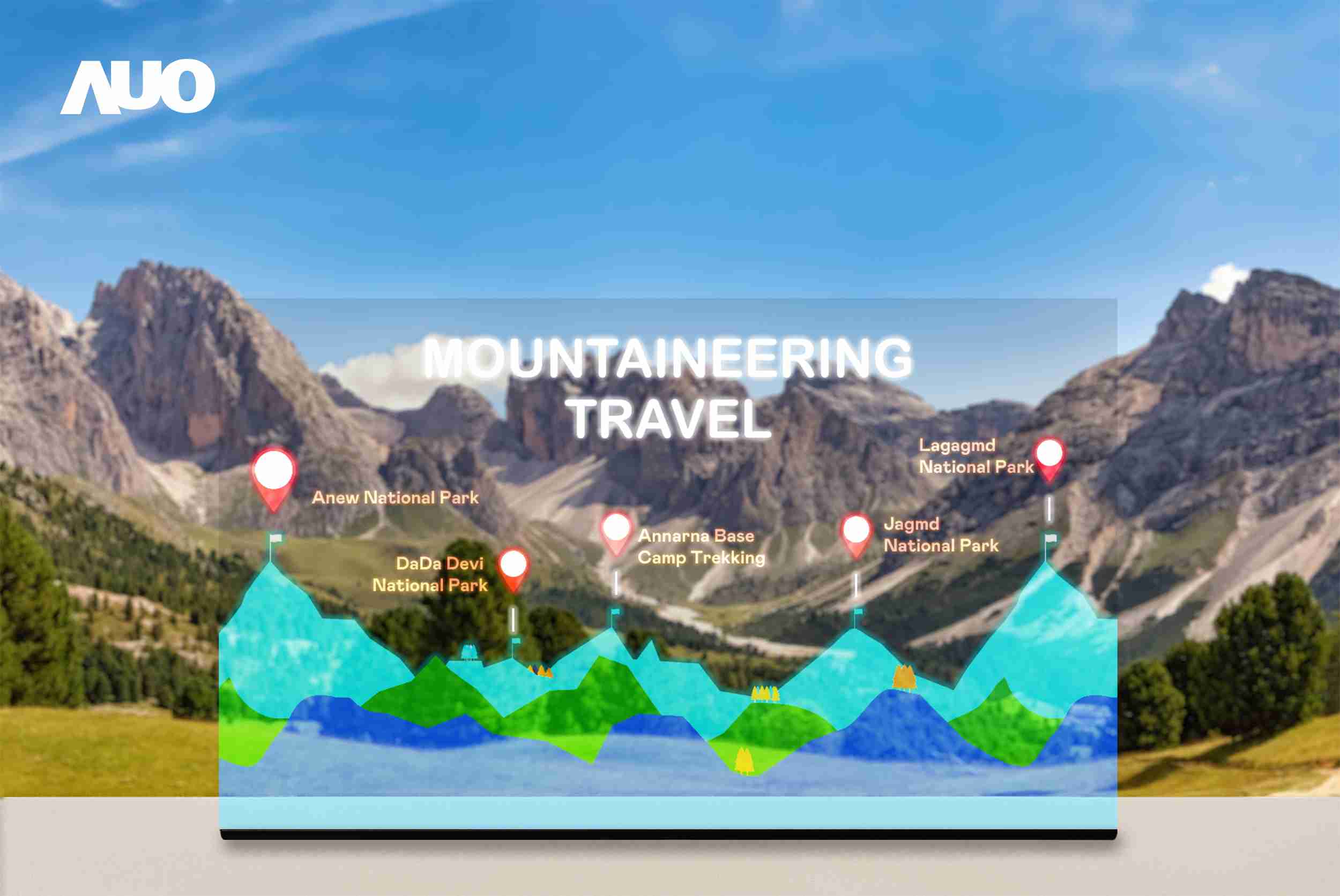 优游UB8展示全球单片尺寸最大(*)42吋透明Micro LED显示器拼接而成的〝64吋透明Micro LED显示器〞，，具备高透明度、、、、1,000 nits高亮度、、广色域、、、采用三边无边框的无缝拼接等多重特色，，，呈现超高清、、细腻画质而不遮挡后方视觉，，，满足层峰需求，，，可广泛运用于零售、、、、艺术展览或商业空间等场域